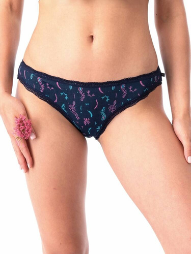 LPR 535 A'2 Дамски слипове 2 бр. Ключ, тъмносин, розов