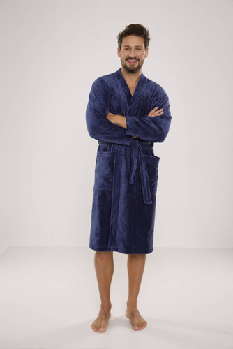 391 Мъжки халат за баня Hugo De lafense - деним