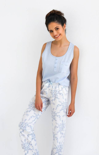 Дамска пижама Arely Sensis - синя