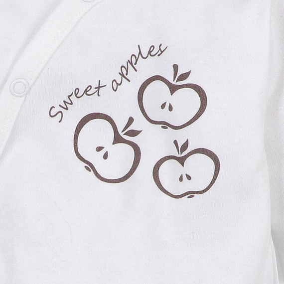 ABN-5292/ECR Боди с плик от органичен памук Happy Apples Nini екрю