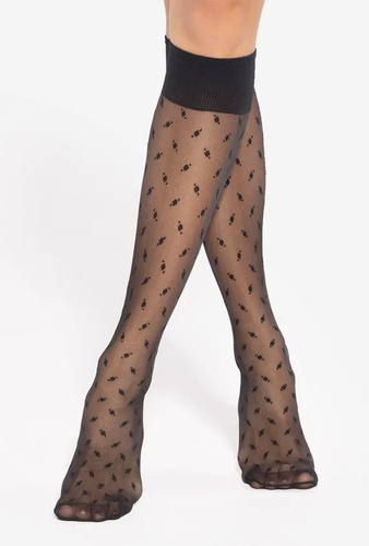 Модерни wz.18 Дамски чорапи до коляното 20 den Gatta - nero