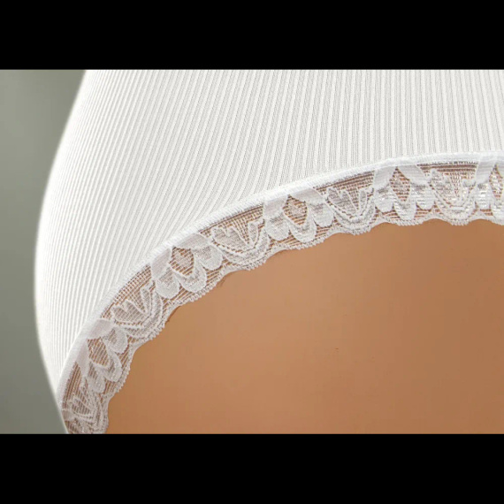 Дамски бикини Sesto Senso 6108 дантела безшевни еластични комфорт white