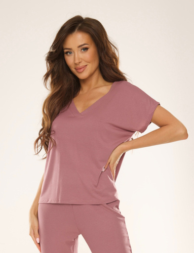 774 Vendy Блуза с къс ръкав от De Lafense - горски плодове