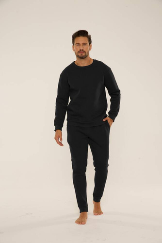 813 Indigo Мъжки спортен костюм от De Lafense - черен