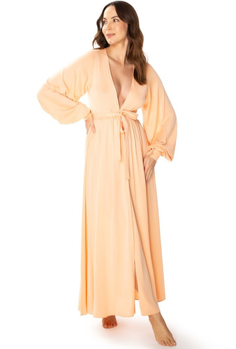 86664 Неглиже халат Imperia Seagull - кайсия