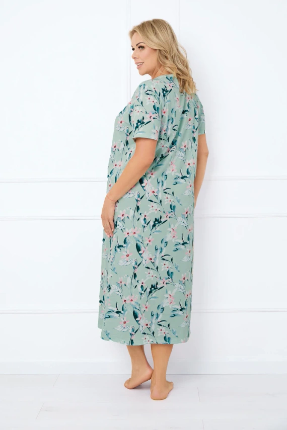 Нощница Alwea Италианска мода - зелена 