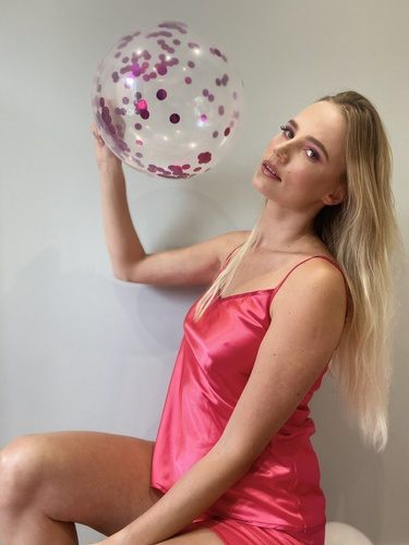 937 Classic Forex дамска пижама - малина