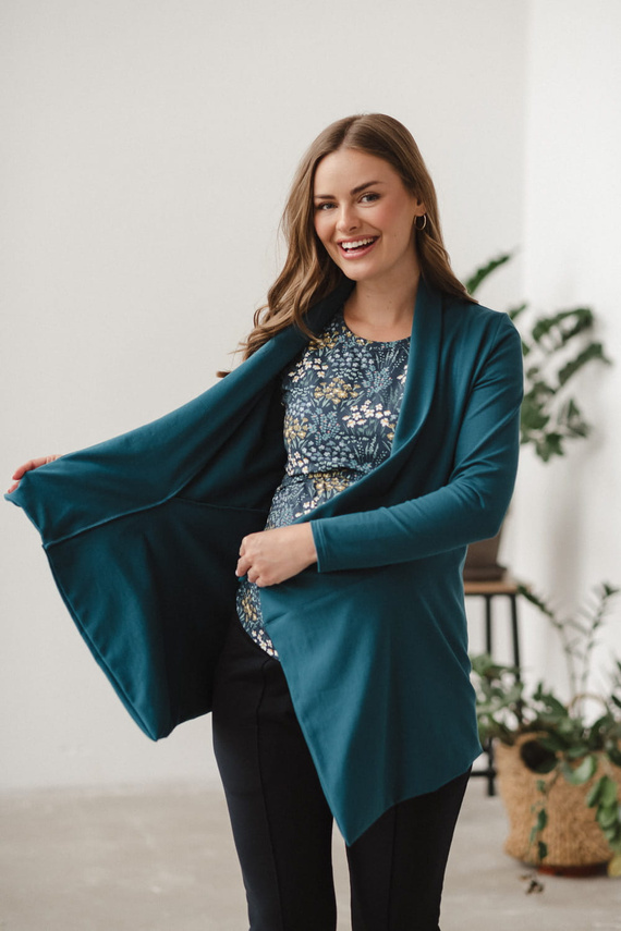 Жилетка за бременни Mama Wrap Milk&Love, тъмносиня