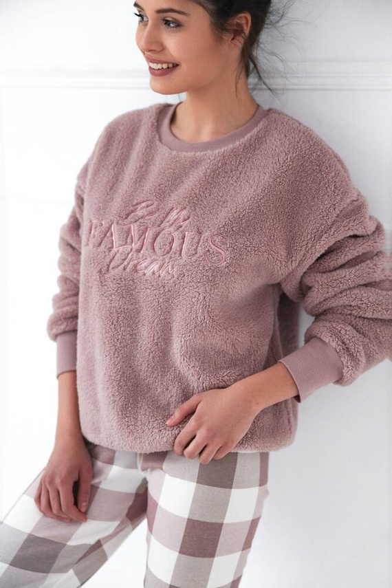 Kaycee Дамска пижама Sensis Interlock - прахово розово