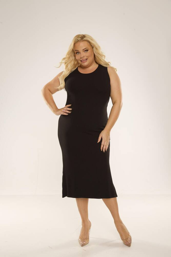 707 Freya Дамска рокля от De Lafense - черна