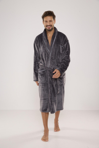 716 Мъжки халат Rafael De lafense - графит