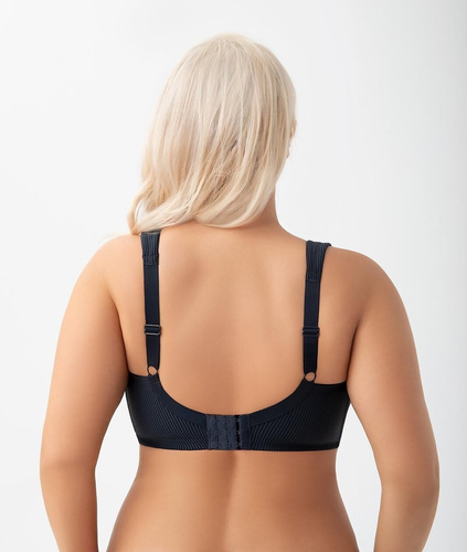 Мек сутиен с презрамки K 973 Nela Gorsenia navy blue - удобен сутиен за пълен бюст