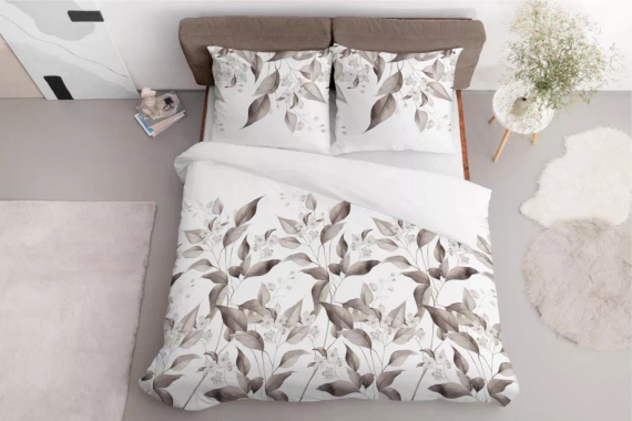 5326 B Сатенени спални листа Detexpol бежово