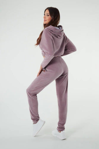 Oliw Дамски суитшърт с качулка Italian Fashion - heather