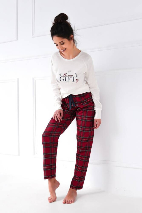 Марибел Interlock дамска пижама Sensis - кремава