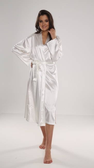 798 Класически дамски халат Forex - перла