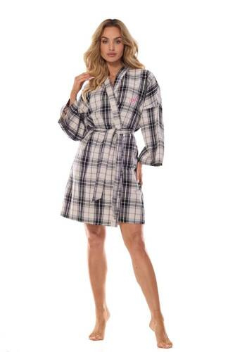 2474 Дамски халат Roxy L&L - графит