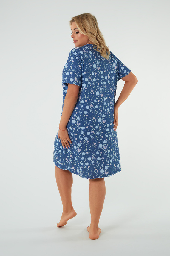 Нощница Agalia, къс ръкав Италианска мода - принт