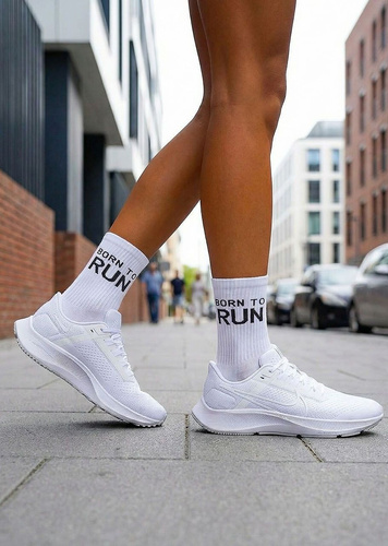 Дамски памучни чорапи Milena Born To Run 0200-225 – рипсени, удобни