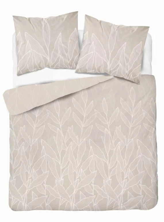 5087 Спално бельо от сатен Detexpol бежово