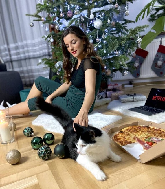 490 Artemise Дамска пижама Forex - зелена