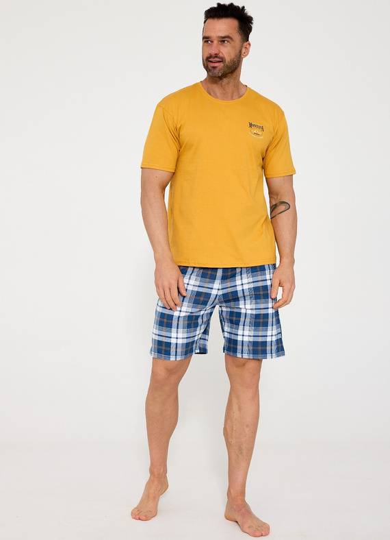 Мъжка пижама Cornette 326/213 Montana 2 100% памук къс ръкав