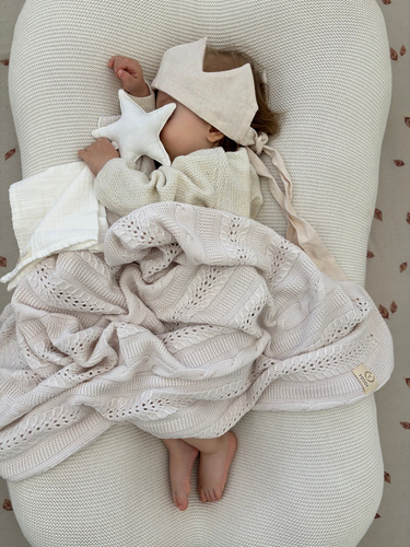 Бамбуково одеяло Dreamy Yosoy светло бежово – меко, дишащо, безопасно за деца