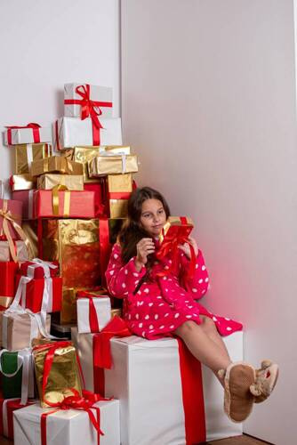 998 Детски халат с папийонка Forex - син