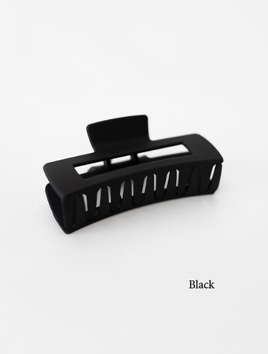 Елегантна щипка за коса Sensis W26 – 10 см - черна