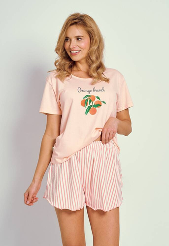 3322 Дамска пижама Taro Taro - оранжева