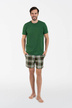 зелена мъжка пижама