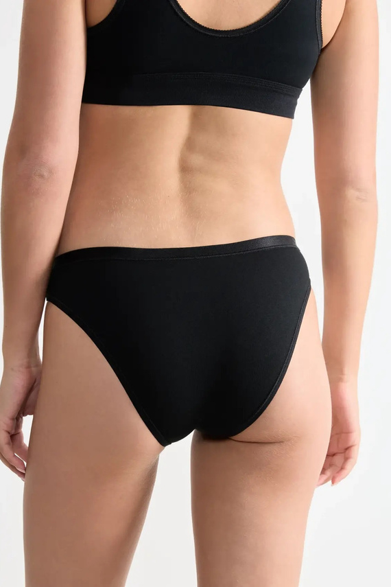 Мини дамски бикини Go Daily Cotton Sloggi - черни