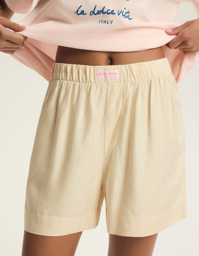 Лятна дамска пижама 44479 Edris памук и вискоза