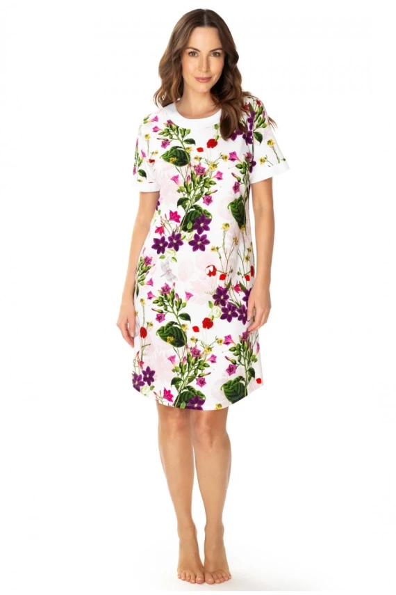 86669 Нощница Nataly Seagull с щампа на цветя