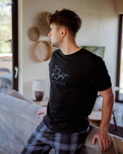 Sensis Victor Мъжка пижама - черна 