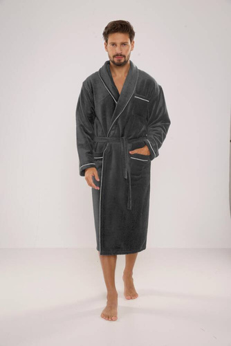 735 Мъжки халат Manuele De Lafense - графит