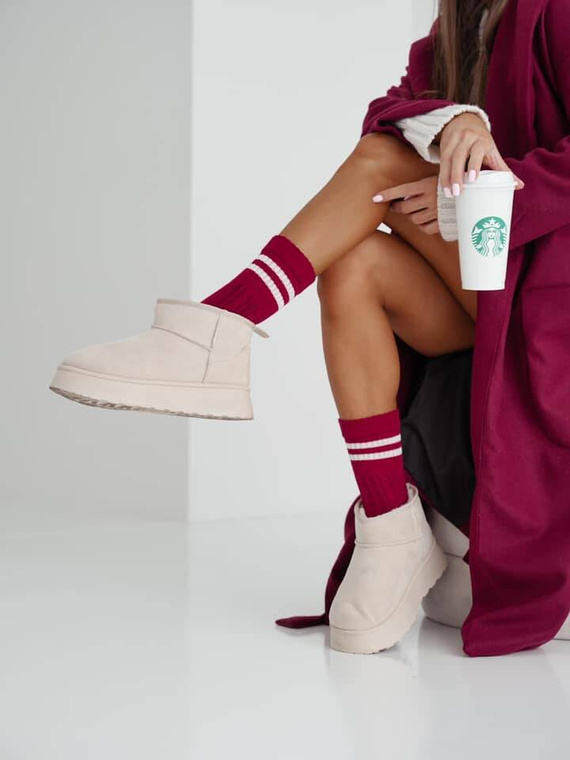 1542-001 Дамски чорапи Braid Milena - бордо