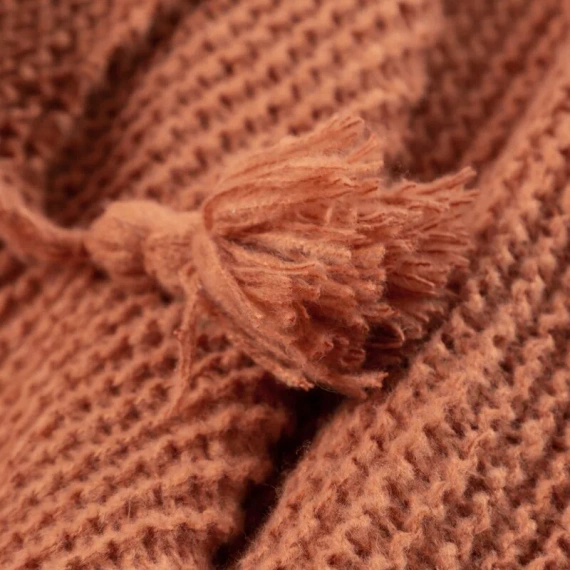 Каре 1 Кувертюра с ресни, европердета, керемидено червено