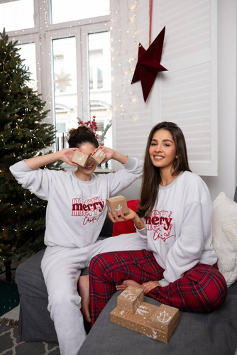 Дамска пижама Graciana Soft Sensis - сива