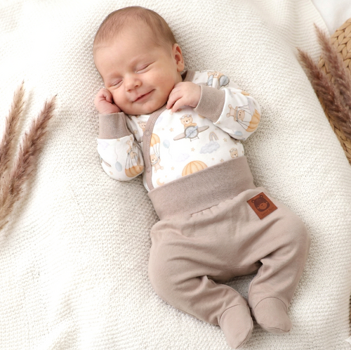 ABN-5501 Боди с плик Sky Journey Nini | Органичен памук за новородени