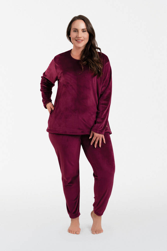 Дамски комплект Akara Italian Fashion - бордо 