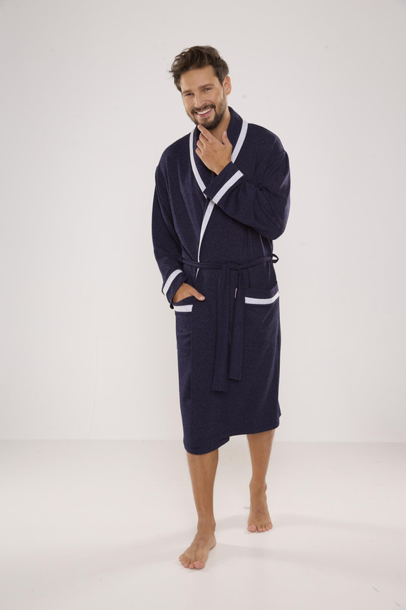 564 Мъжки халат Bruno De Lafense - деним