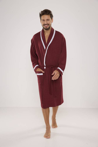 564 Мъжки халат Bruno De Lafense - бордо