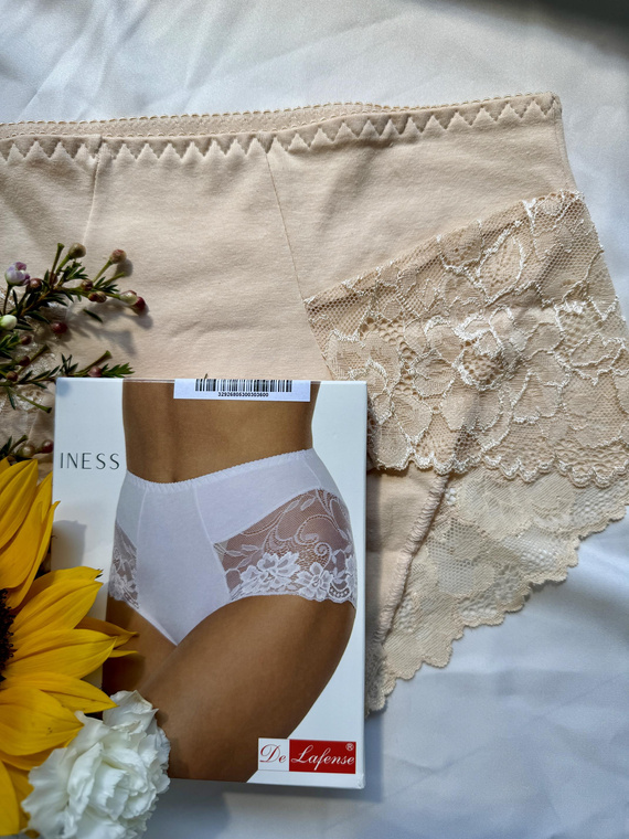 530 Iness Панталони с висок ръст De lafense - бежов