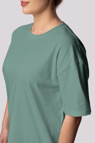 Дамска пижама Bliss с къс ръкав Mona маслиненозелена