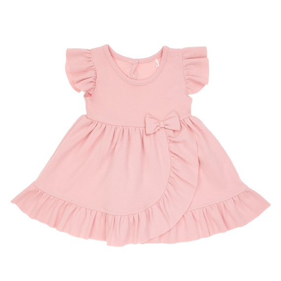 213166 Рокля с къс ръкав "Нели" Никол - розова