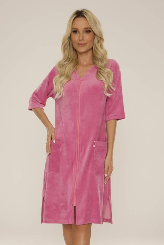 431 Дамски халат от велур Forex - heather