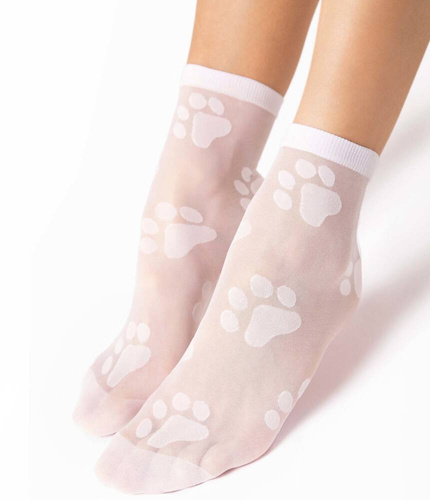 G 1192 Pawpaw Чорапи 20ден Fiore бели