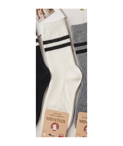 Дамски чорапи WIK Soxlandia 3044 wz.12 кашмир 95% рипс ecru