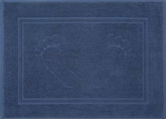 Тъмносин килим за баня Sammy Eurofirany